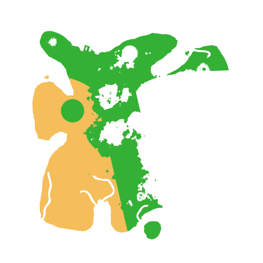 Biome Rust Map: Procedural Map, Size: 3000, Seed: 1621606499