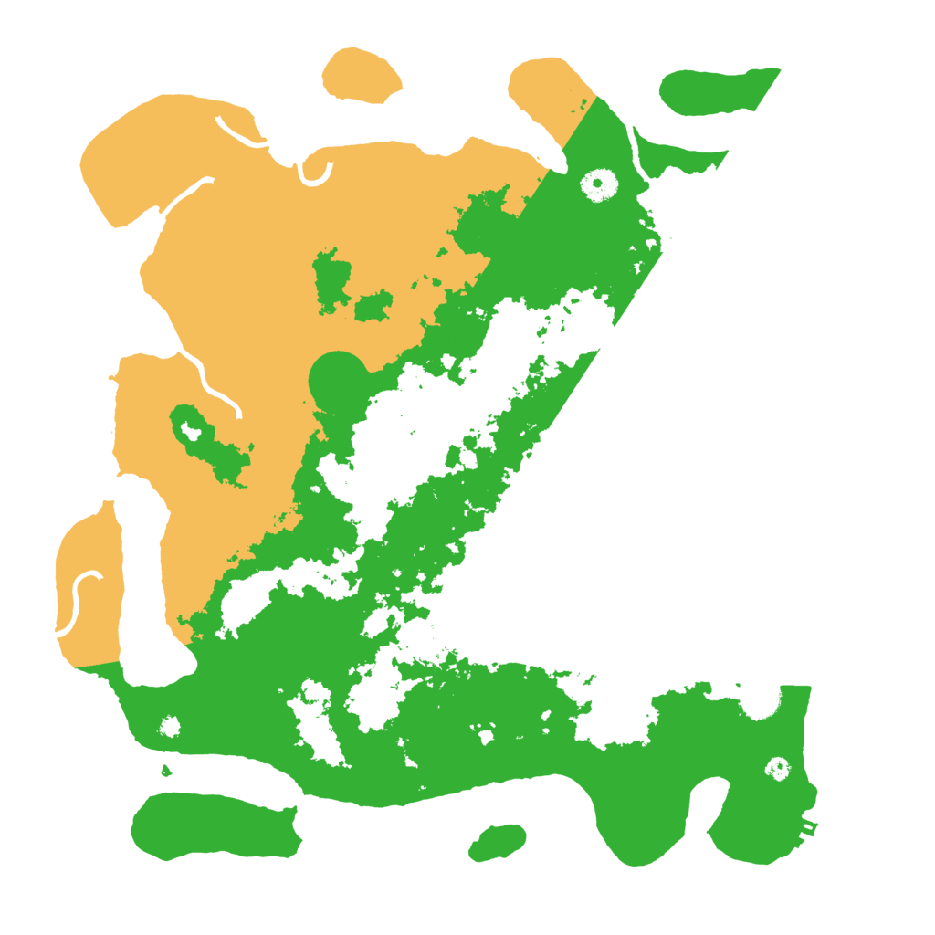Biome Rust Map: Procedural Map, Size: 4100, Seed: 1296839869