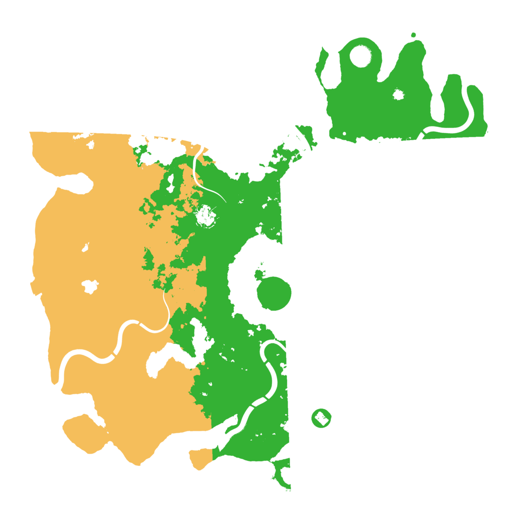 Biome Rust Map: Procedural Map, Size: 4250, Seed: 436109