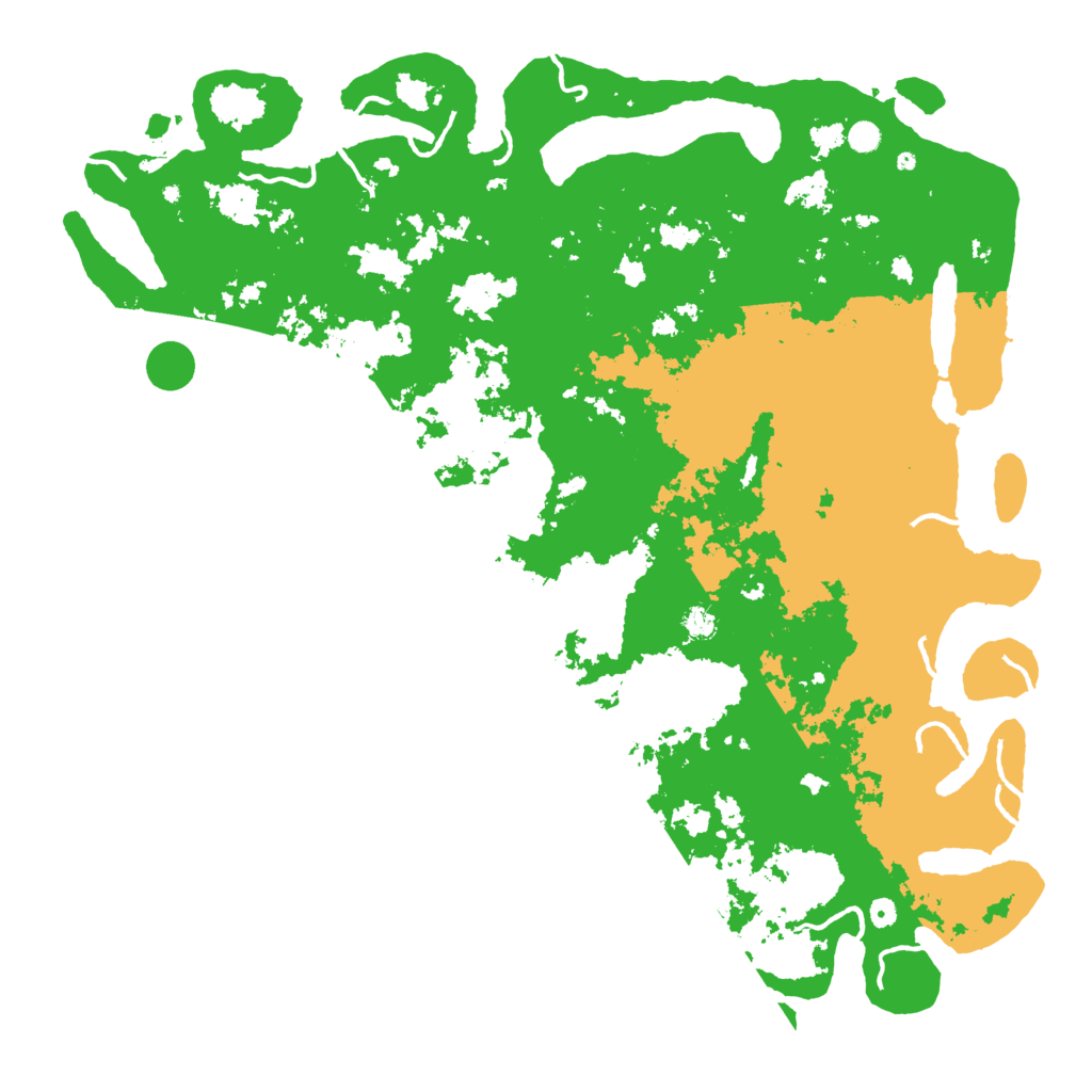 Biome Rust Map: Procedural Map, Size: 6000, Seed: 21565