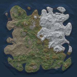 Thumbnail Rust Map: Procedural Map, Size: 4250, Seed: 3233493, 19 Monuments