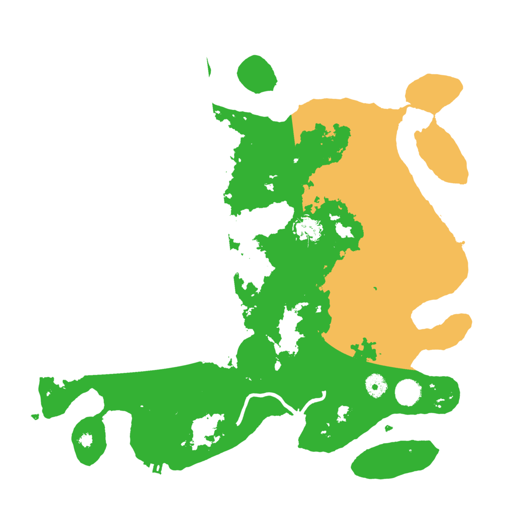 Biome Rust Map: Procedural Map, Size: 3500, Seed: 5747