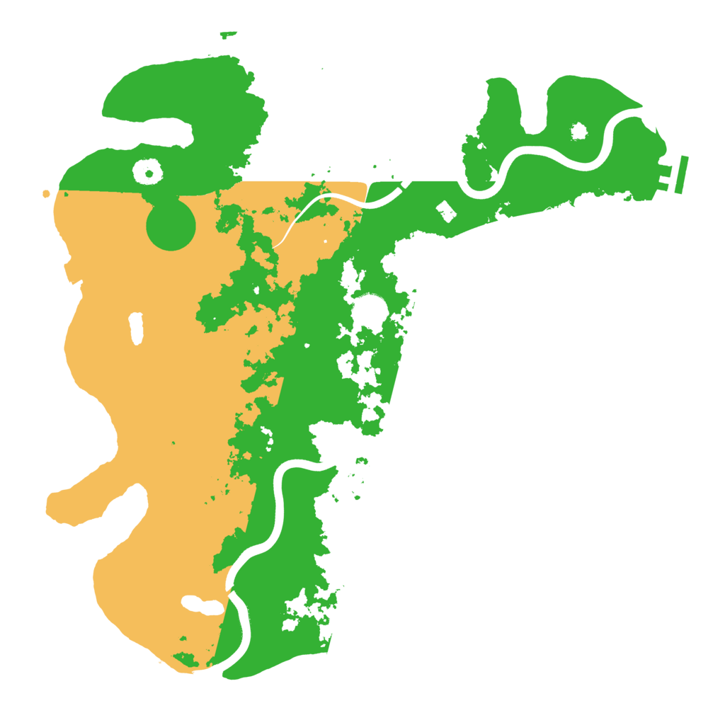 Biome Rust Map: Procedural Map, Size: 3850, Seed: 2011146181