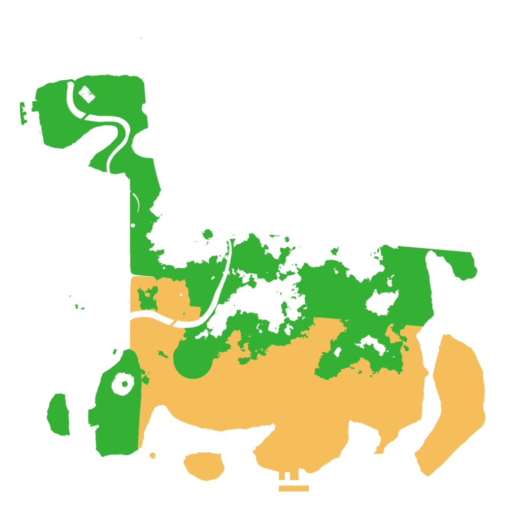 Biome Rust Map: Procedural Map, Size: 3500, Seed: 1146