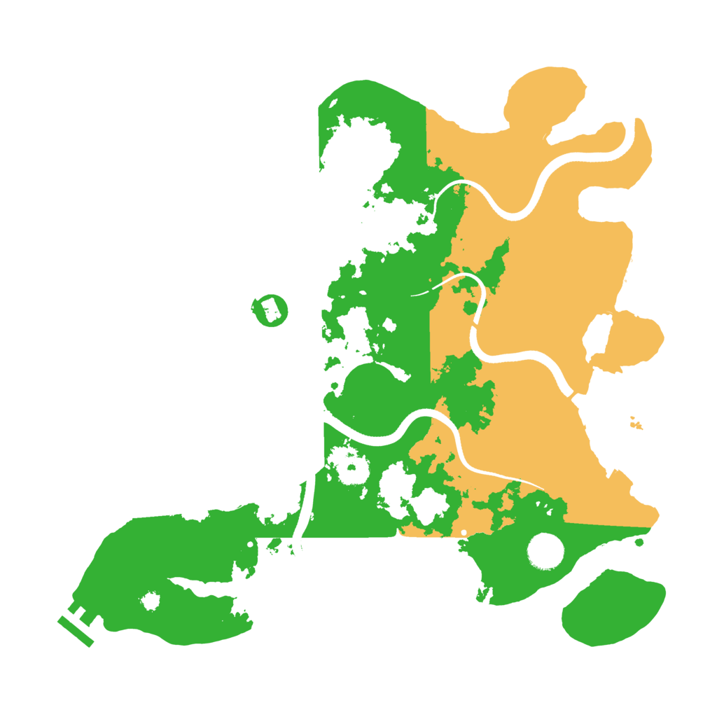 Biome Rust Map: Procedural Map, Size: 3500, Seed: 2136318939