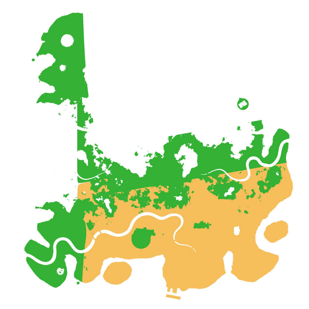 Biome Rust Map: Procedural Map, Size: 4300, Seed: 1748156450