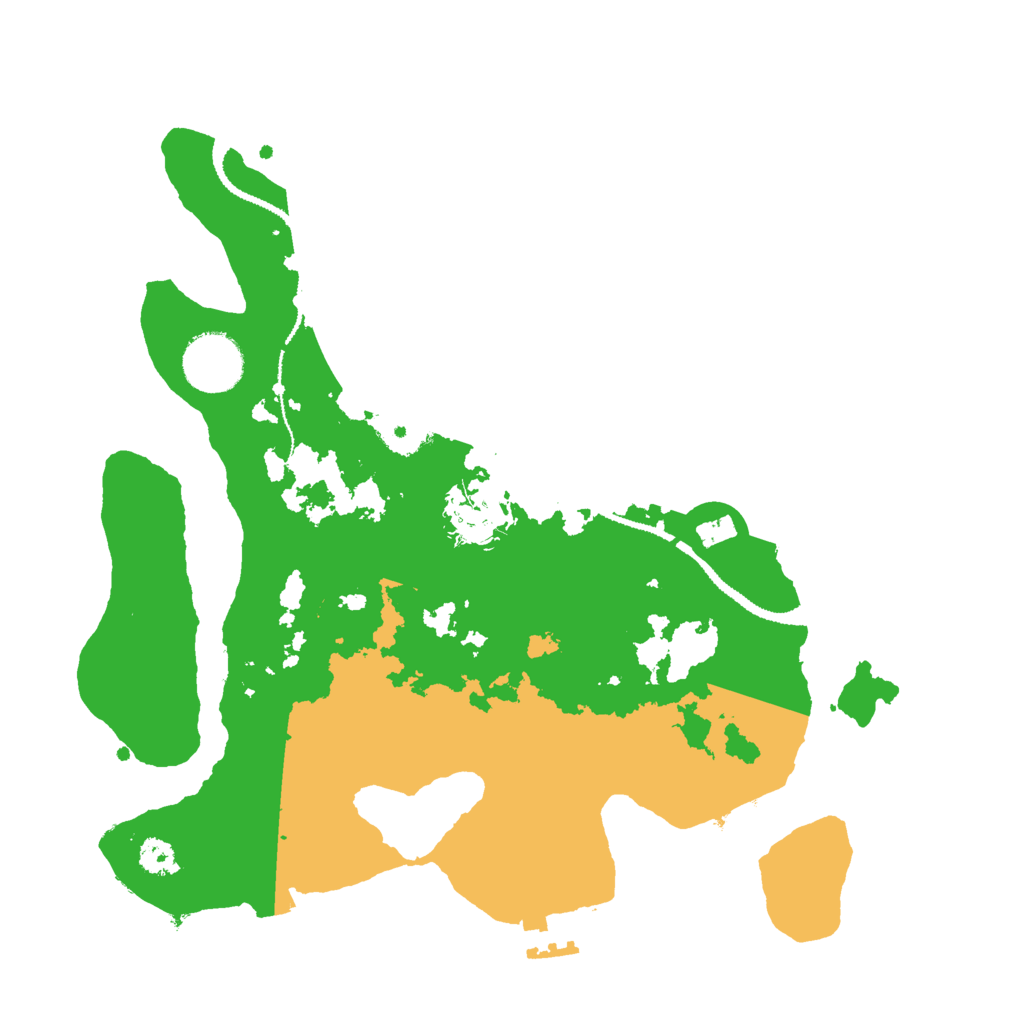 Biome Rust Map: Procedural Map, Size: 3000, Seed: 2940781