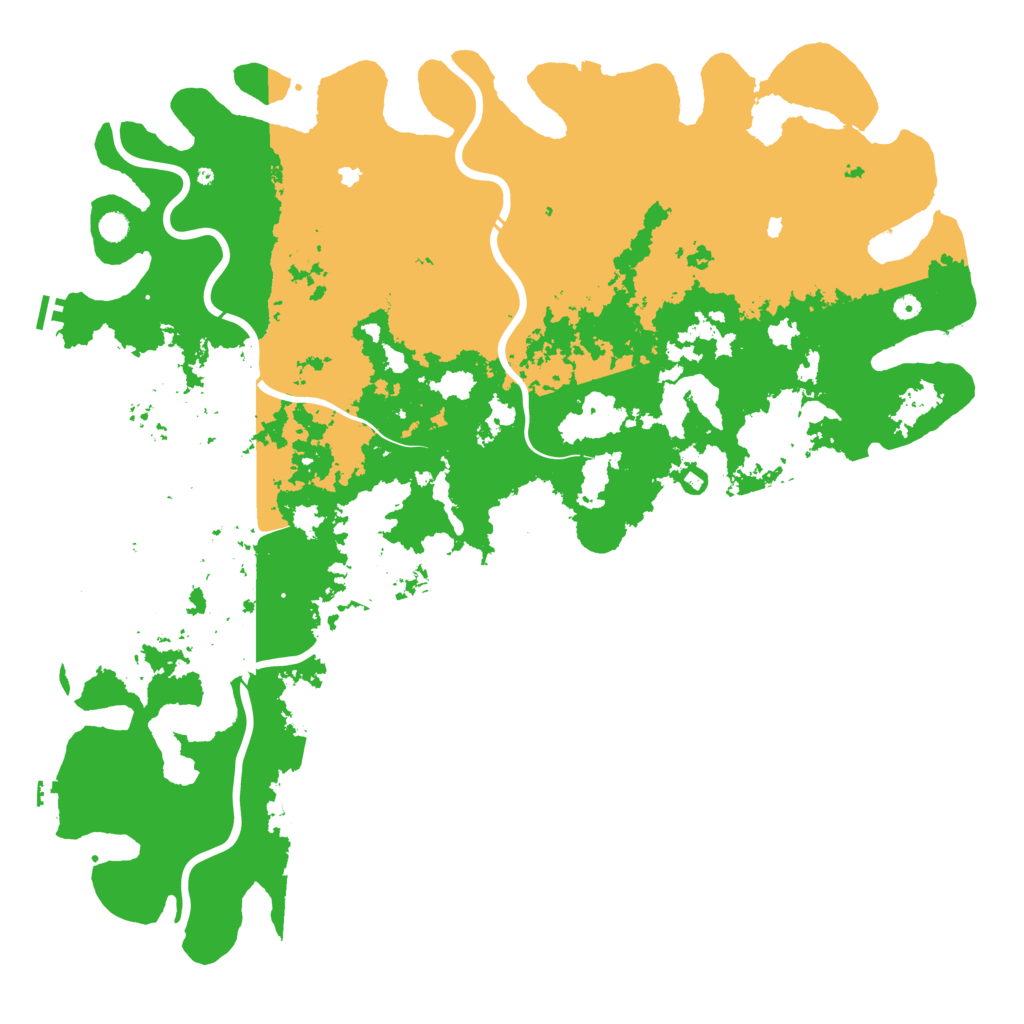 Biome Rust Map: Procedural Map, Size: 6000, Seed: 1895127073