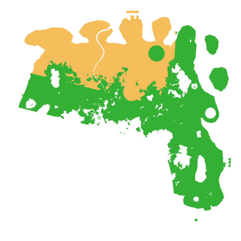 Biome Rust Map: Procedural Map, Size: 3950, Seed: 825043766