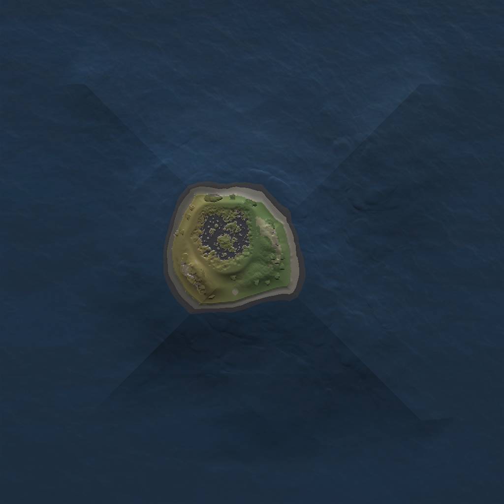 Rust Map: Procedural Map, Size: 1000, Seed: 1910046538, 3 Monuments
