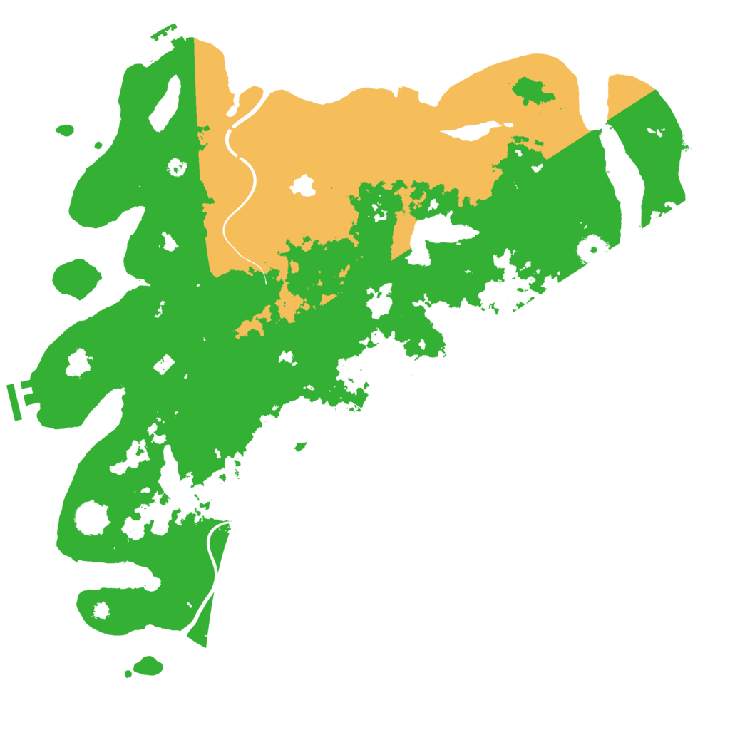 Biome Rust Map: Procedural Map, Size: 4000, Seed: 43179