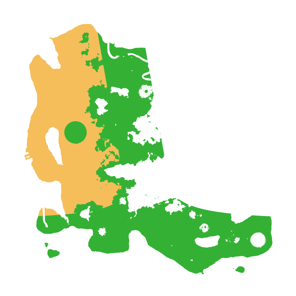 Biome Rust Map: Procedural Map, Size: 3500, Seed: 1352