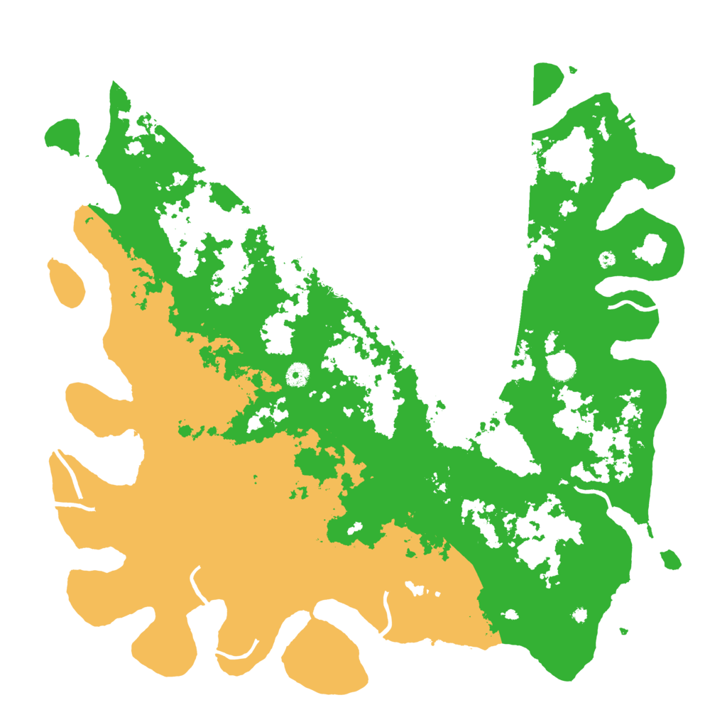 Biome Rust Map: Procedural Map, Size: 4500, Seed: 631593