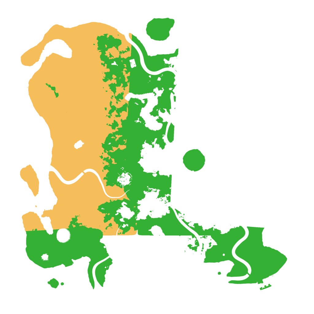 Biome Rust Map: Procedural Map, Size: 4050, Seed: 102207774