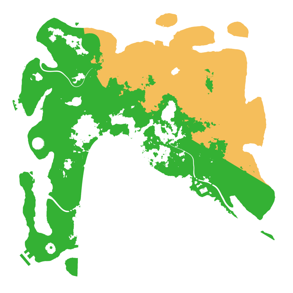 Biome Rust Map: Procedural Map, Size: 4250, Seed: 5452454