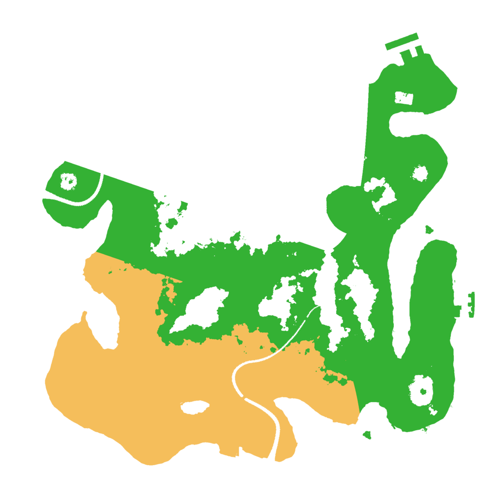 Biome Rust Map: Procedural Map, Size: 3000, Seed: 328787478