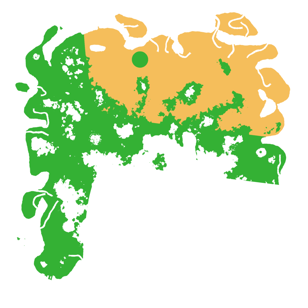 Biome Rust Map: Procedural Map, Size: 5000, Seed: 1078