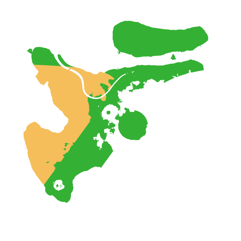 Biome Rust Map: Procedural Map, Size: 2300, Seed: 56433