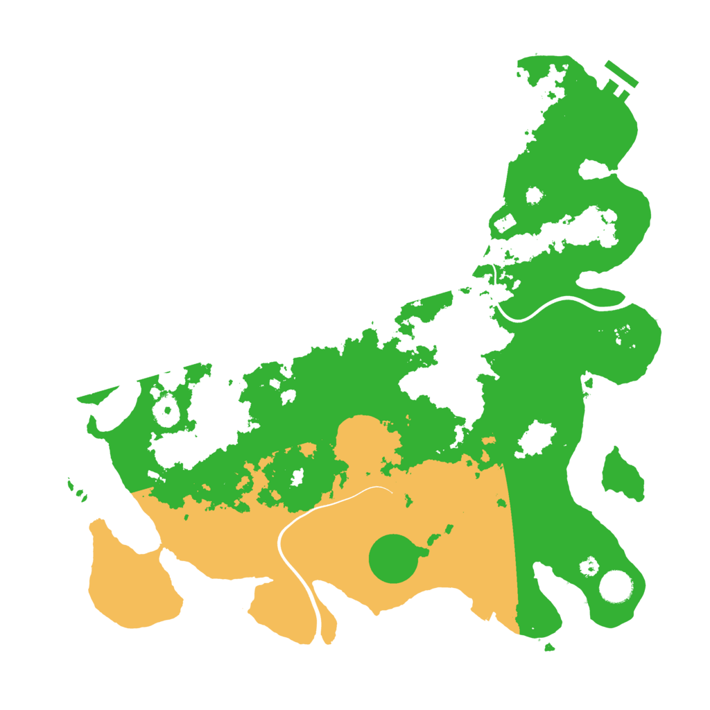 Biome Rust Map: Procedural Map, Size: 3800, Seed: 1776420