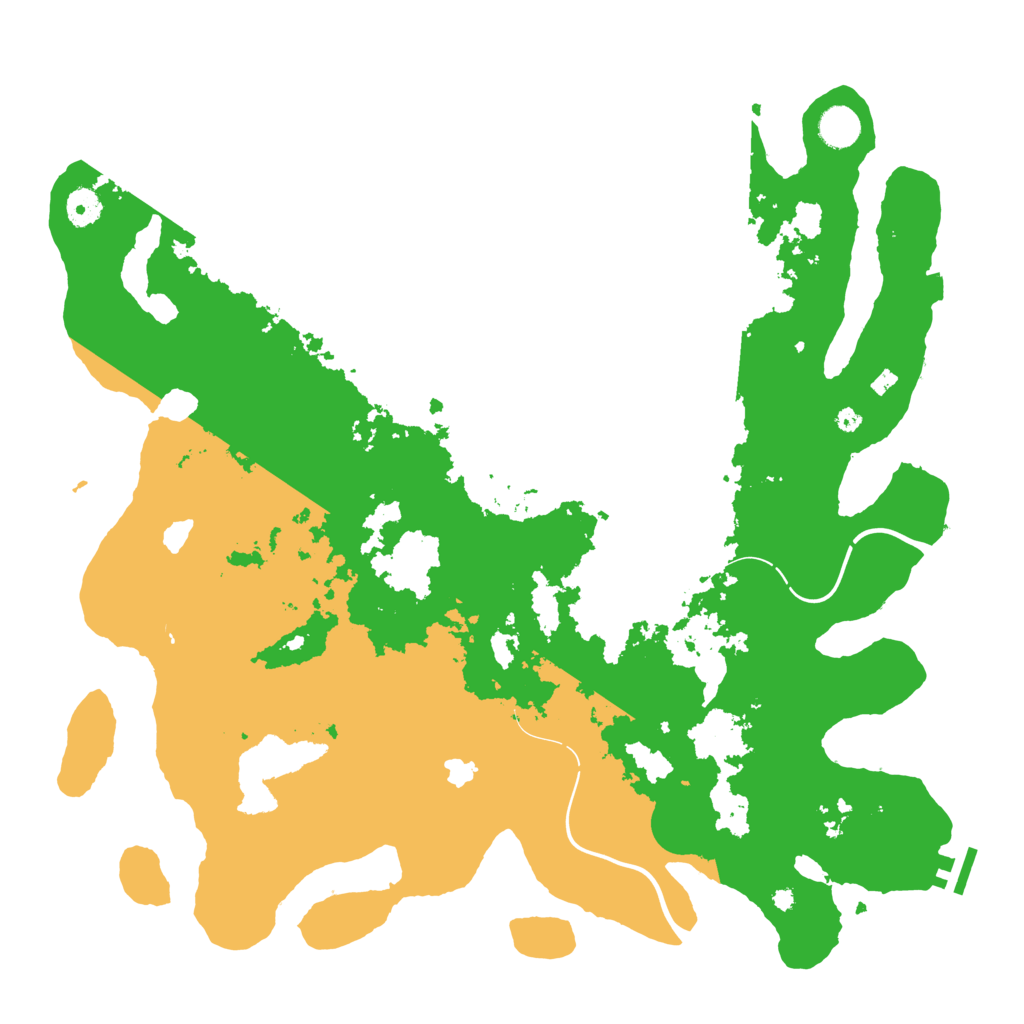 Biome Rust Map: Procedural Map, Size: 4300, Seed: 274327533