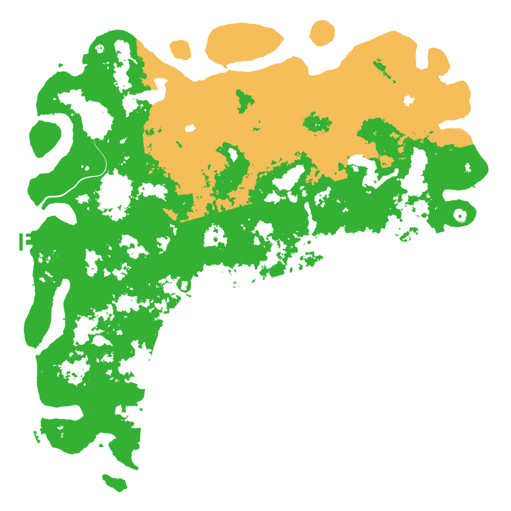 Biome Rust Map: Procedural Map, Size: 6000, Seed: 3856