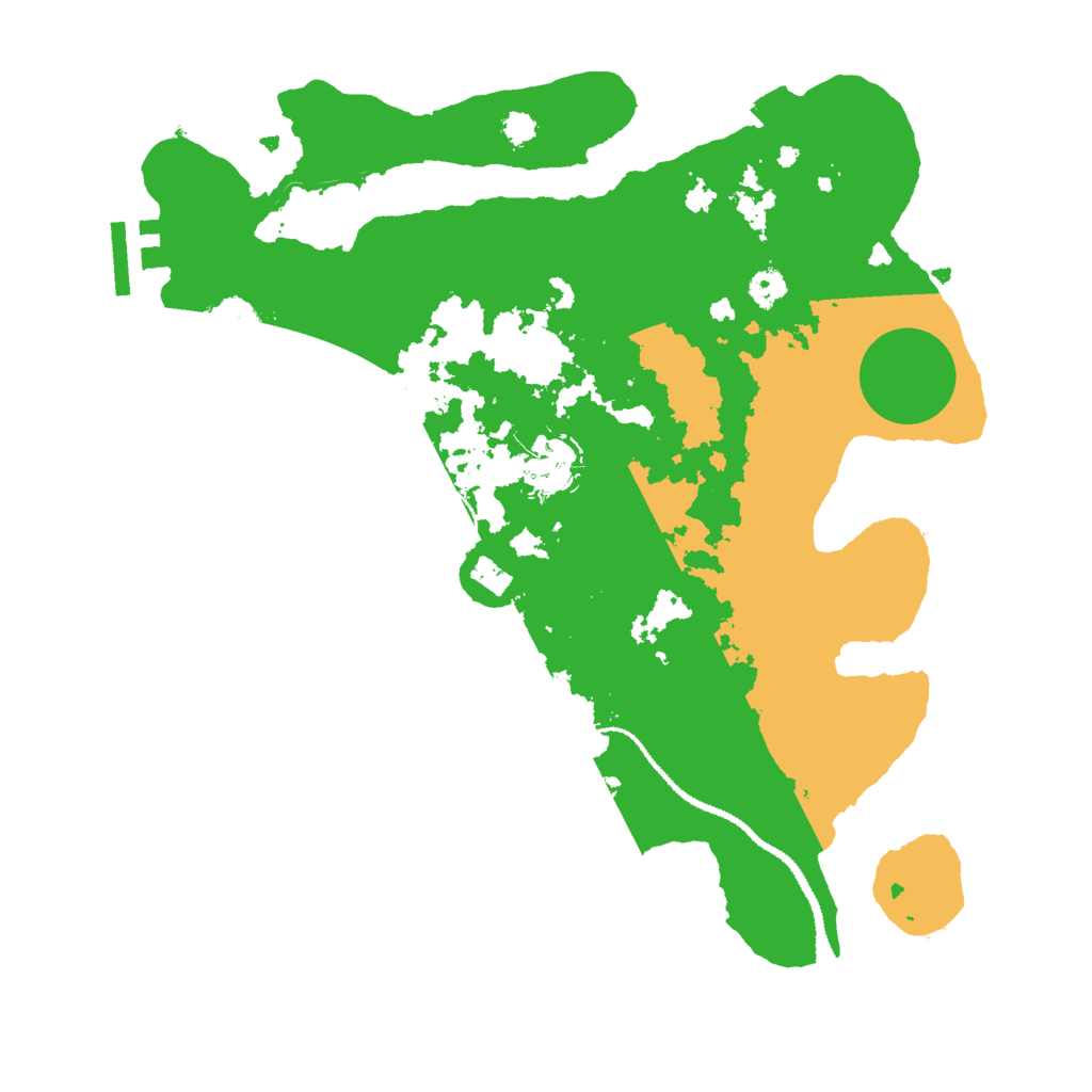 Biome Rust Map: Procedural Map, Size: 3000, Seed: 1957666565