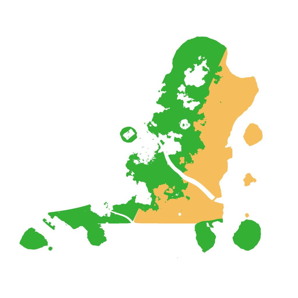 Biome Rust Map: Procedural Map, Size: 3000, Seed: 236587