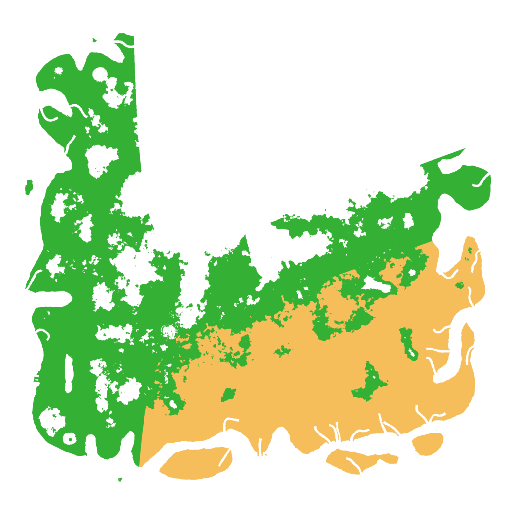 Biome Rust Map: Procedural Map, Size: 6000, Seed: 345896534