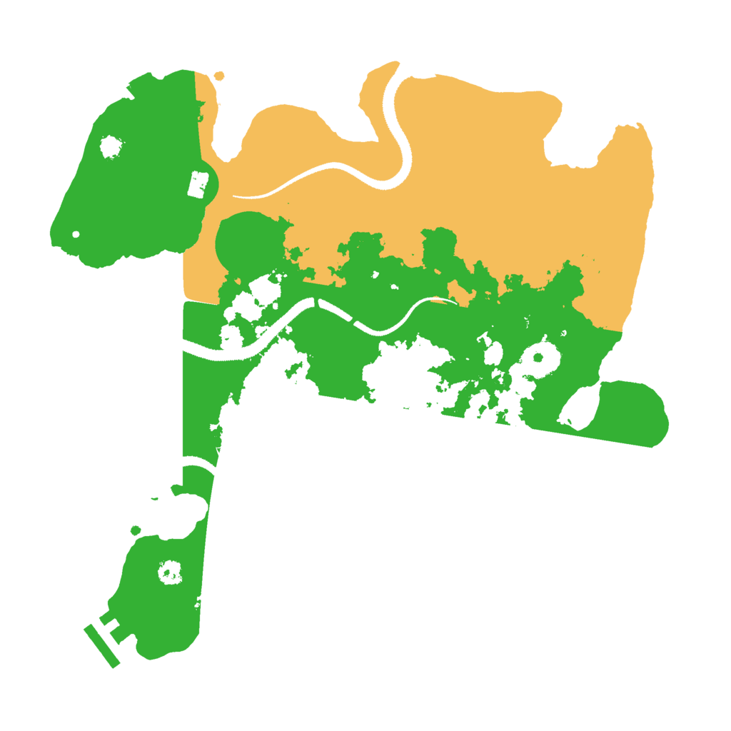 Biome Rust Map: Procedural Map, Size: 3000, Seed: 1507801154