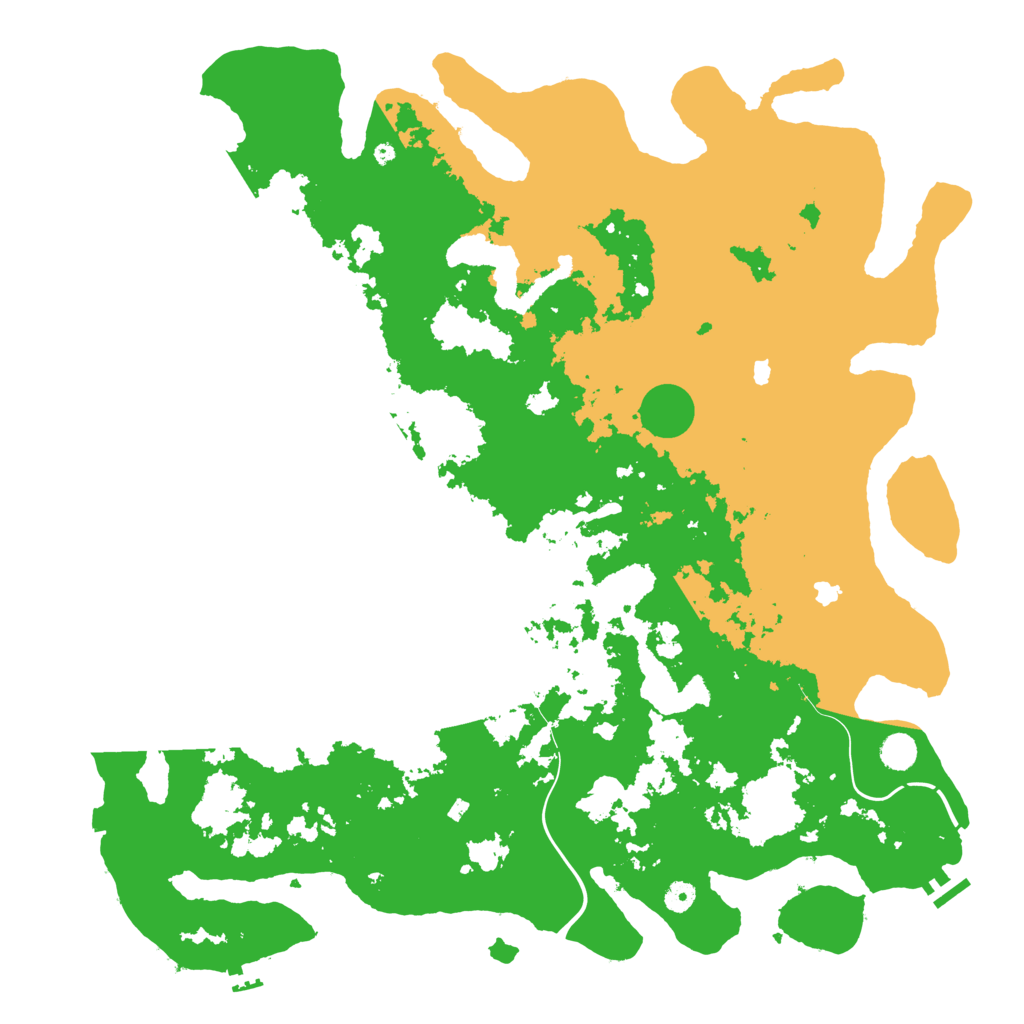 Biome Rust Map: Procedural Map, Size: 5000, Seed: 512488984