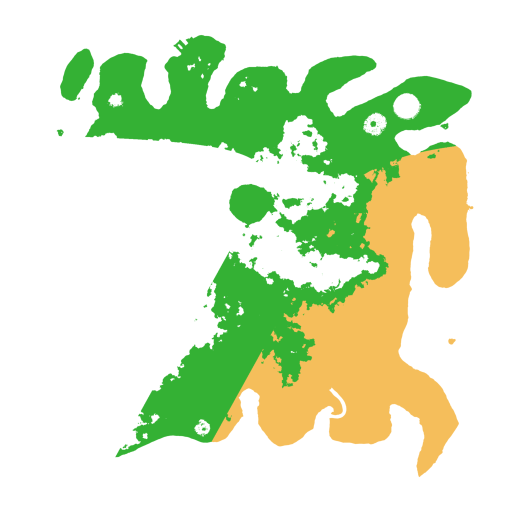 Biome Rust Map: Procedural Map, Size: 3500, Seed: 30328604