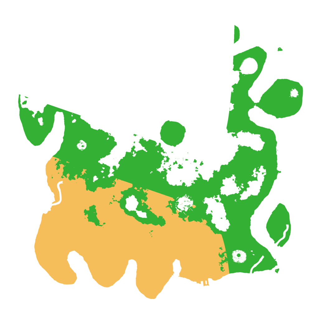 Biome Rust Map: Procedural Map, Size: 3500, Seed: 31638