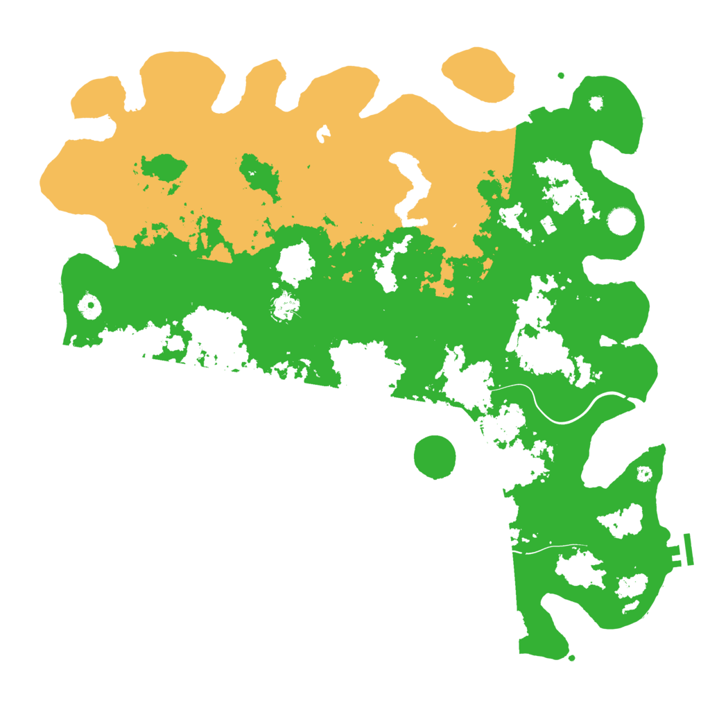 Biome Rust Map: Procedural Map, Size: 4499, Seed: 4356243