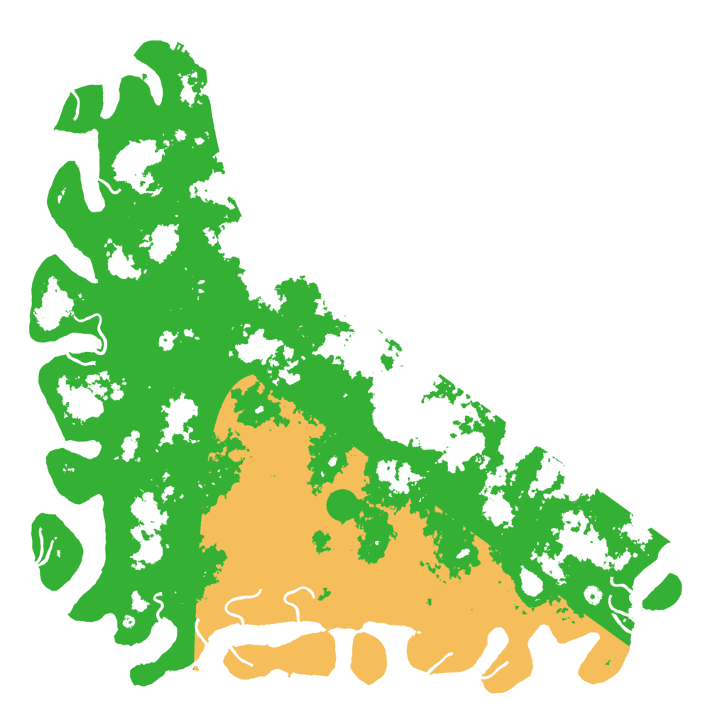 Biome Rust Map: Procedural Map, Size: 6000, Seed: 129
