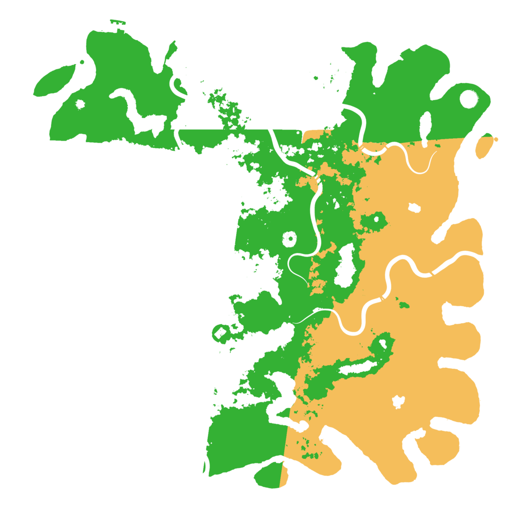Biome Rust Map: Procedural Map, Size: 5000, Seed: 8765
