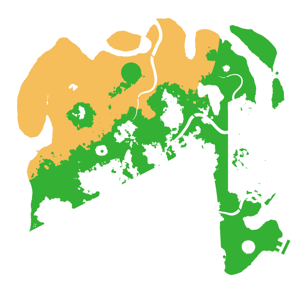Biome Rust Map: Procedural Map, Size: 4000, Seed: 8661852