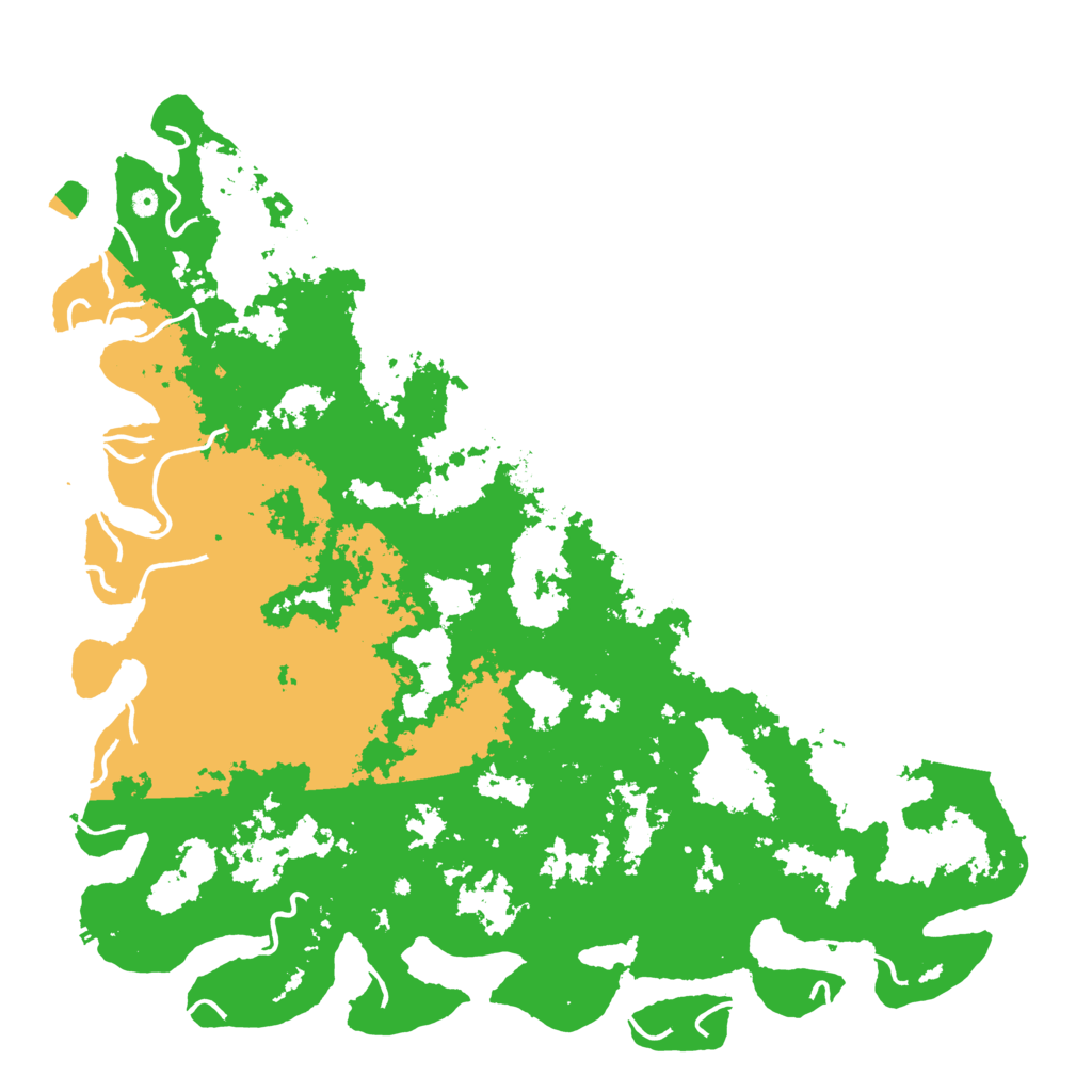 Biome Rust Map: Procedural Map, Size: 6000, Seed: 40221181