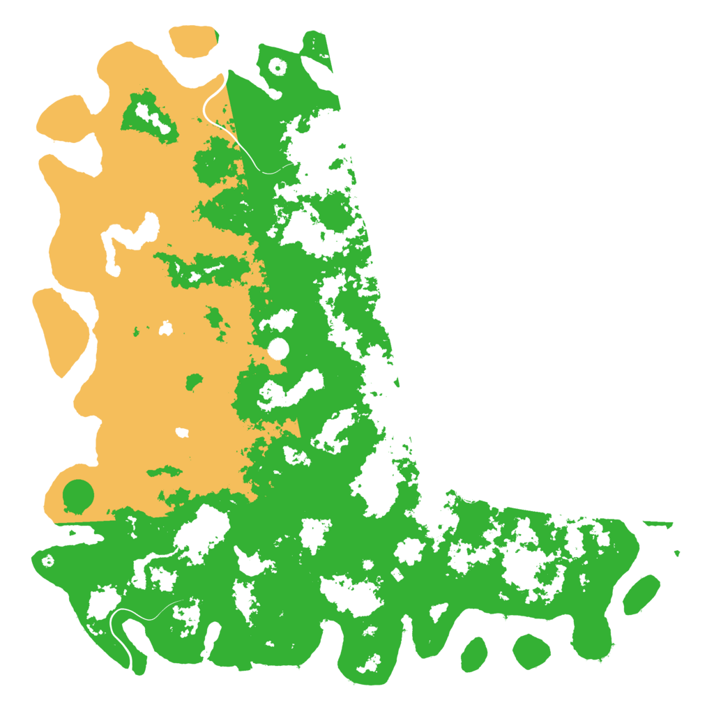 Biome Rust Map: Procedural Map, Size: 6000, Seed: 735019523
