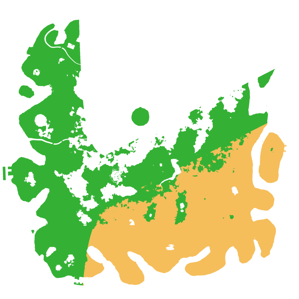 Biome Rust Map: Procedural Map, Size: 4500, Seed: 8042022
