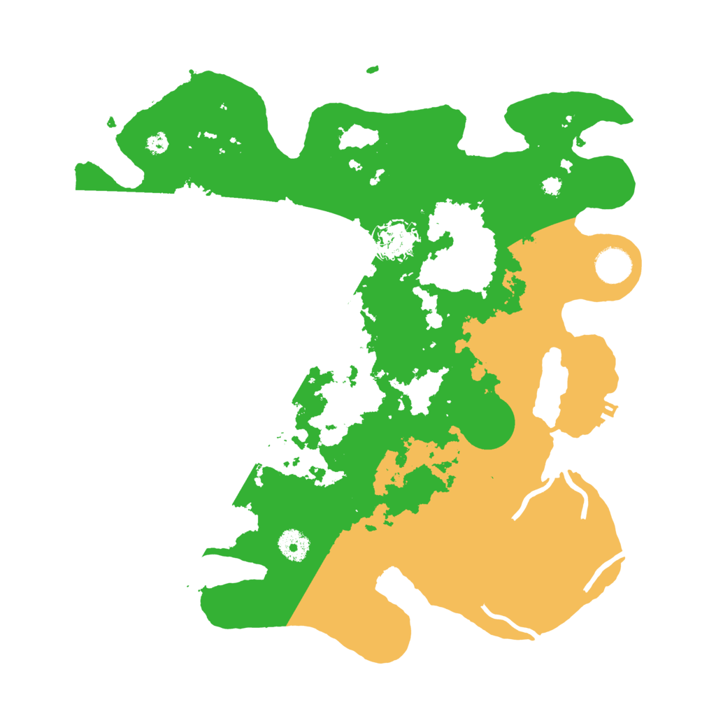 Biome Rust Map: Procedural Map, Size: 3500, Seed: 1097159633