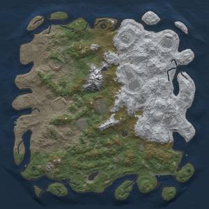 Thumbnail Rust Map: Procedural Map, Size: 5000, Seed: 2803, 20 Monuments