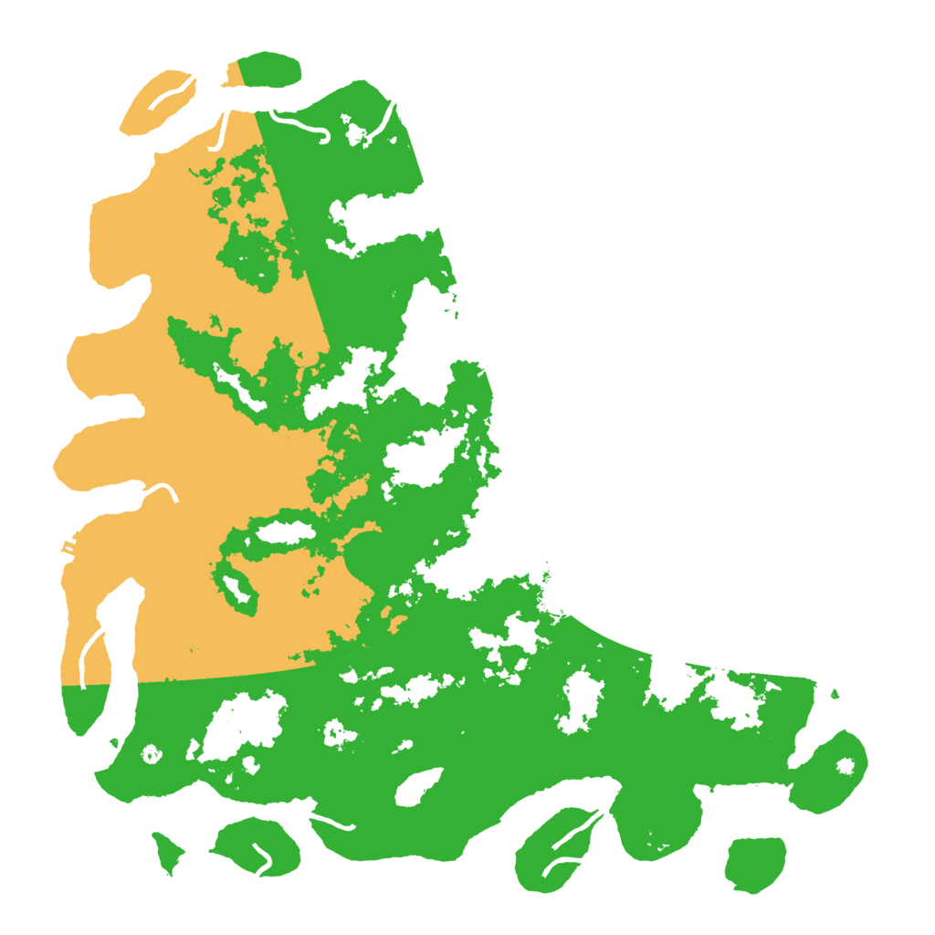 Biome Rust Map: Procedural Map, Size: 5000, Seed: 2803