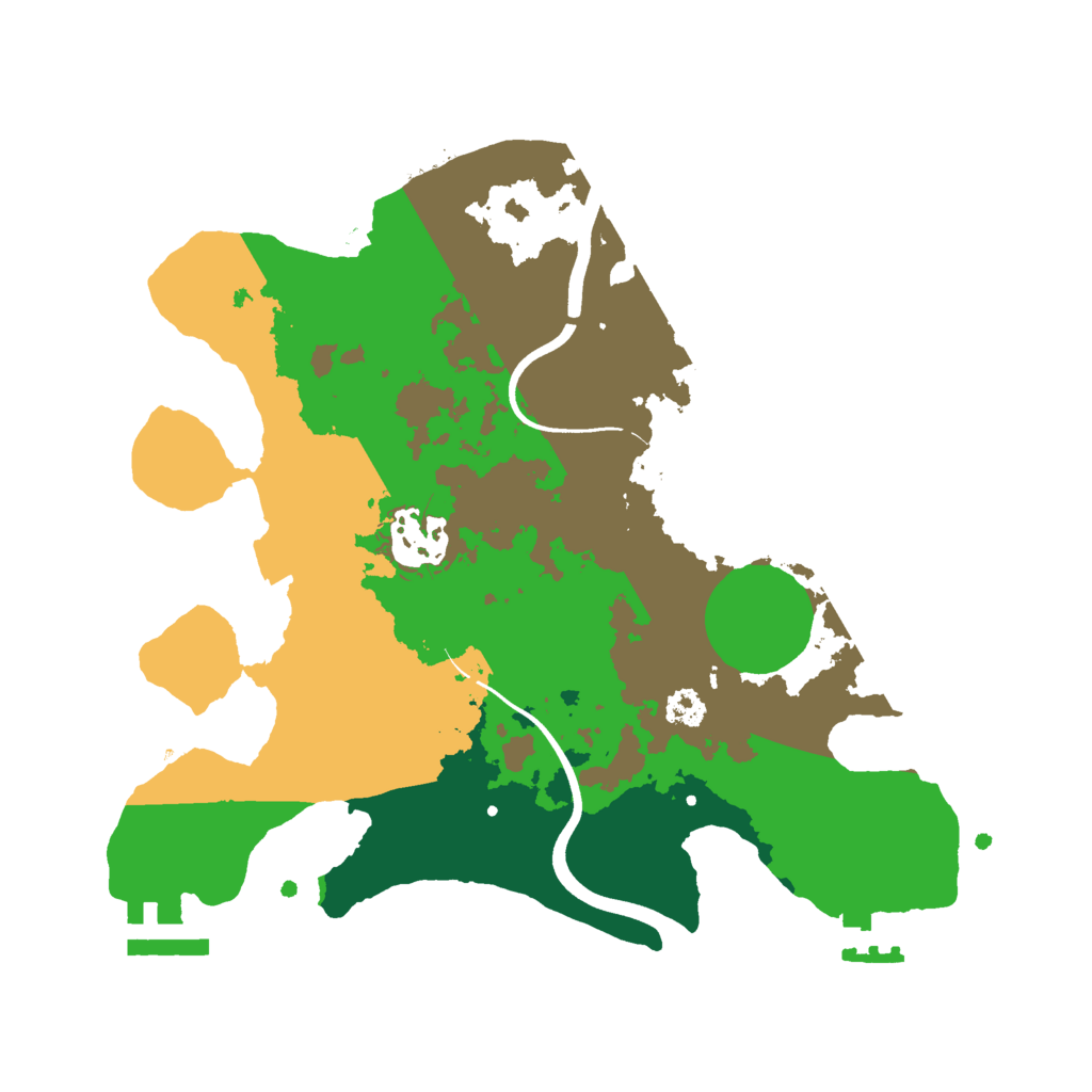 Biome Rust Map: Procedural Map, Size: 2700, Seed: 123