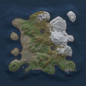 Thumbnail Rust Map: Procedural Map, Size: 2700, Seed: 123, 13 Monuments