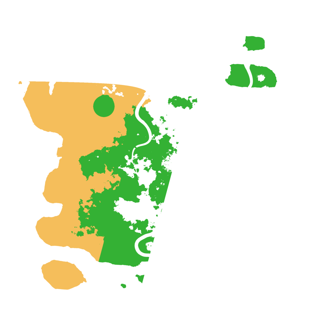 Biome Rust Map: Procedural Map, Size: 3950, Seed: 1346053402