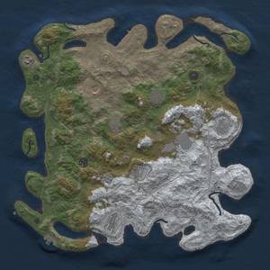 Thumbnail Rust Map: Procedural Map, Size: 4250, Seed: 1668236959, 19 Monuments