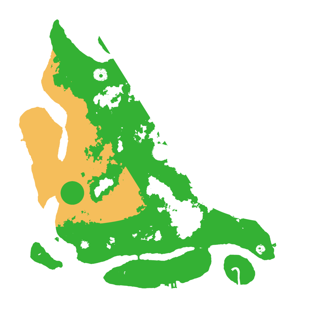 Biome Rust Map: Procedural Map, Size: 3500, Seed: 467378268