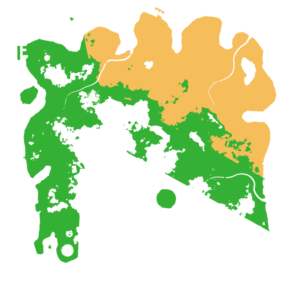 Biome Rust Map: Procedural Map, Size: 4250, Seed: 852301274