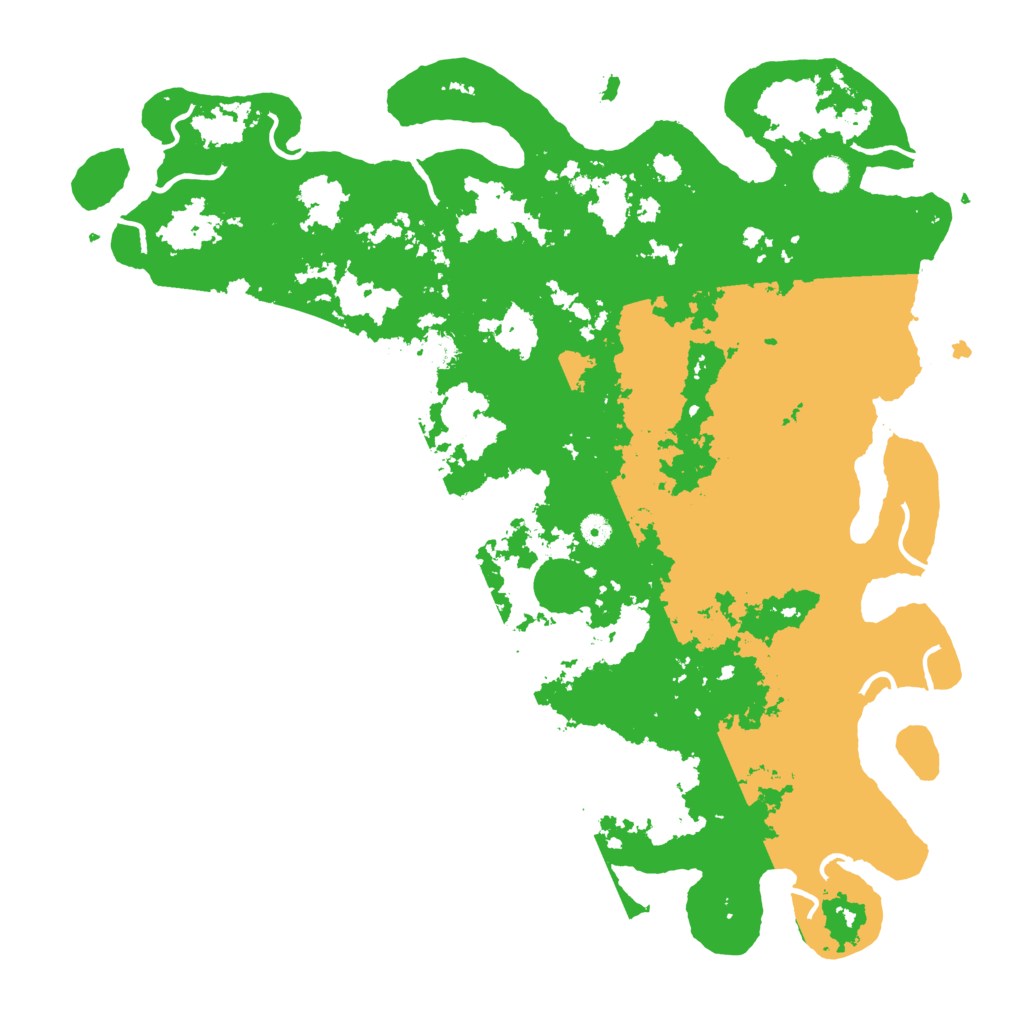 Biome Rust Map: Procedural Map, Size: 5000, Seed: 945325028