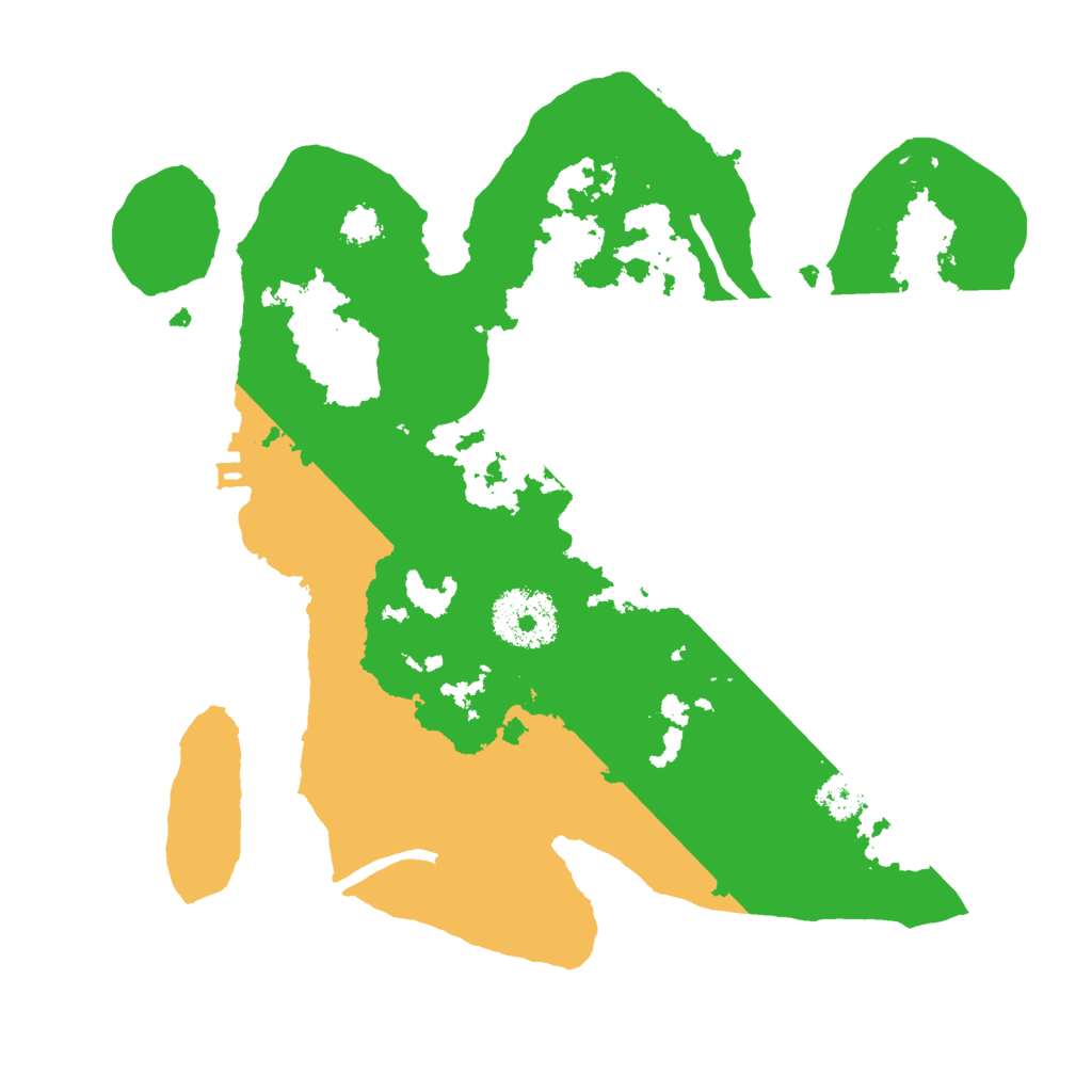 Biome Rust Map: Procedural Map, Size: 2600, Seed: 639473